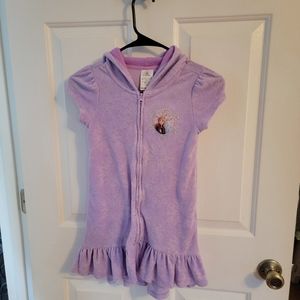 Disney Frozen swimsuit cover up, size 7/8